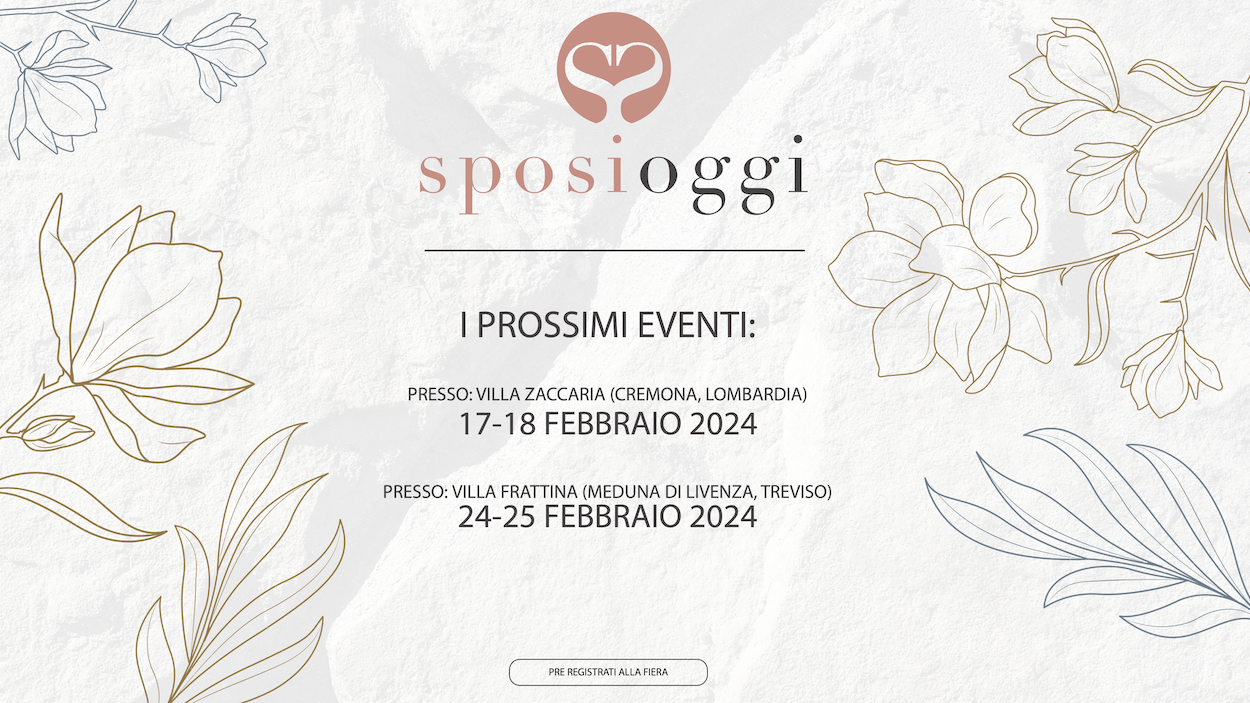 Le nostre prossime fiere! Il 17 e 18 febbraio a Villa Zaccaria (Bordolano - Cremona) e il 24 e 25 febbraio a Villa Frattina (Meduna di Livenza - TV)